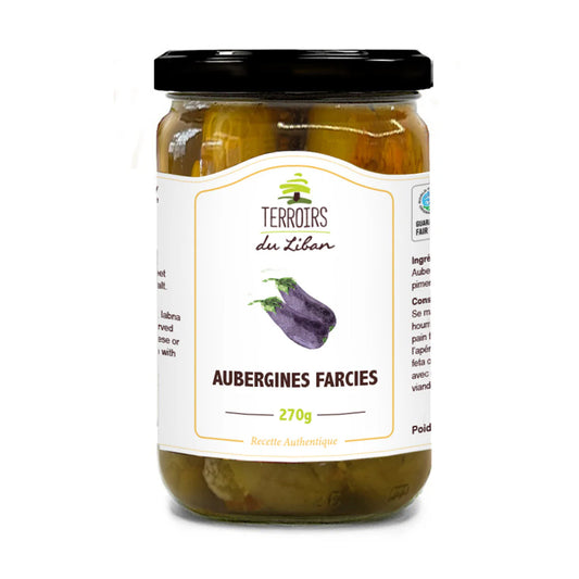 Aubergines farcies « makdous » 270g - Epicerie Barakka