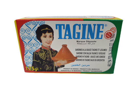 Sardine à la sauce Tagine 125g - Epicerie Barakka
