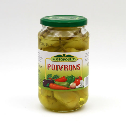 Poivrons vert doux de Grèce 520g - Epicerie Barakka