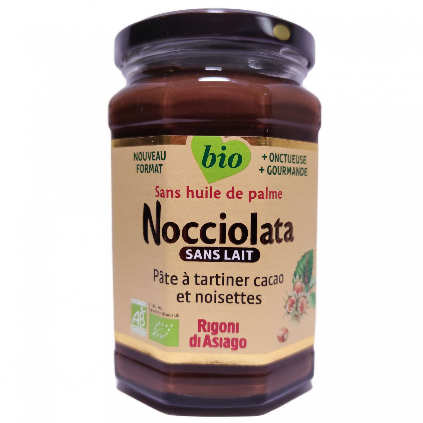 Nocciolata pâte à tartiner biologique sans lait - Epicerie Barakka