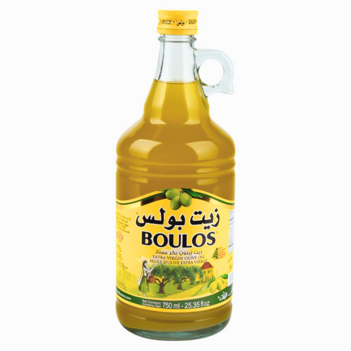 Huile d’olive extra vierge du Liban 750 ml - Boulos