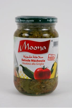 Salade Mechouia Piquante 350g Moona - Epicerie Barakka
