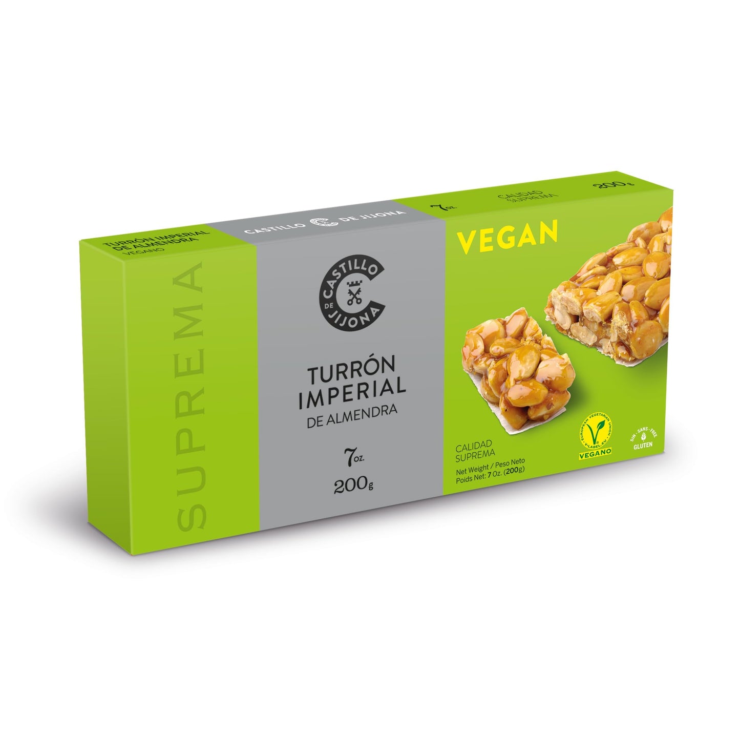 Turron Vegan aux amandes 200g - Epicerie Barakka