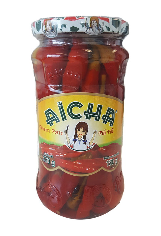 Piment Fort Rouge Pili Pili 180g Aicha - Epicerie Barakka