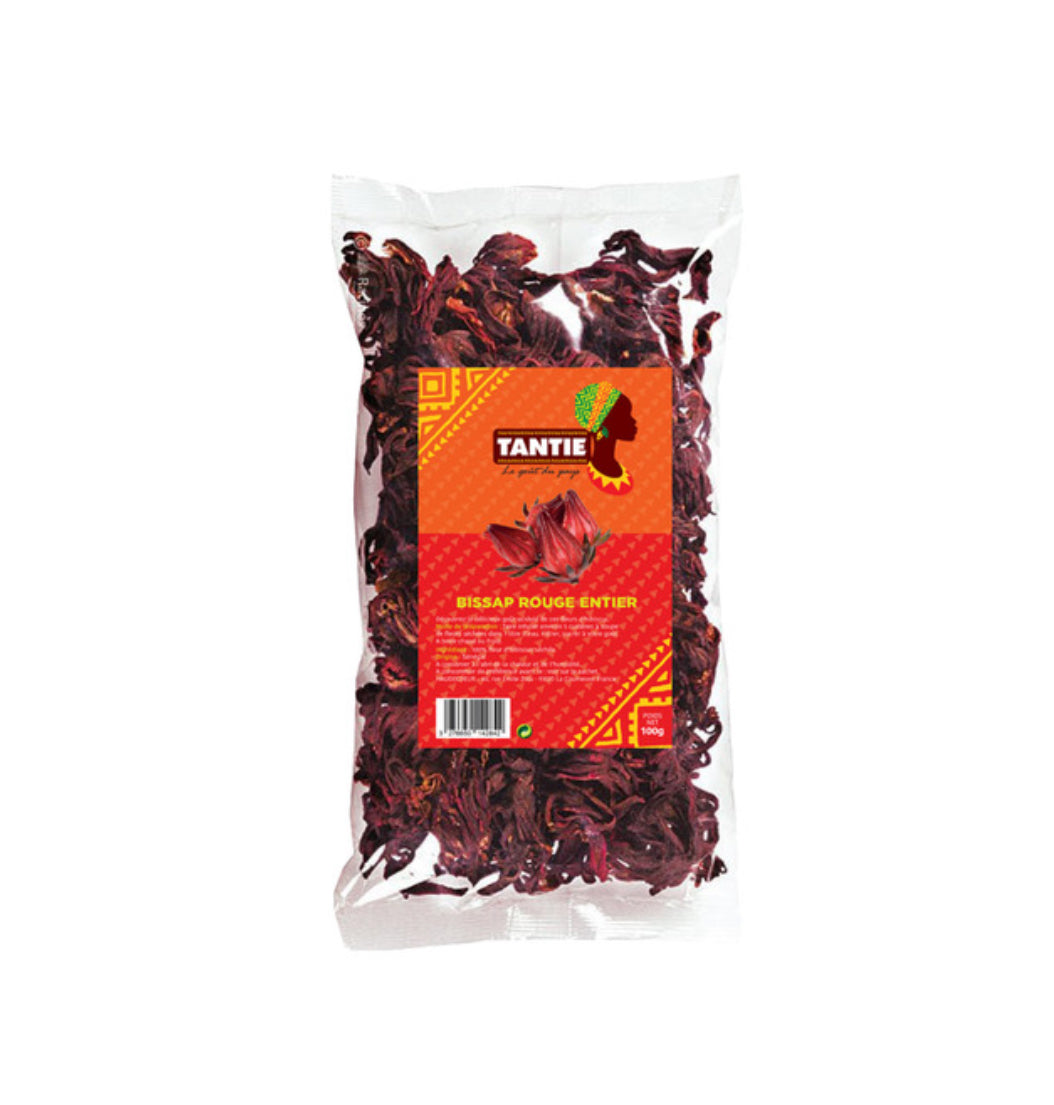 Fleurs d’ Hibiscus rouge séchée « bissap » - Epicerie Barakka