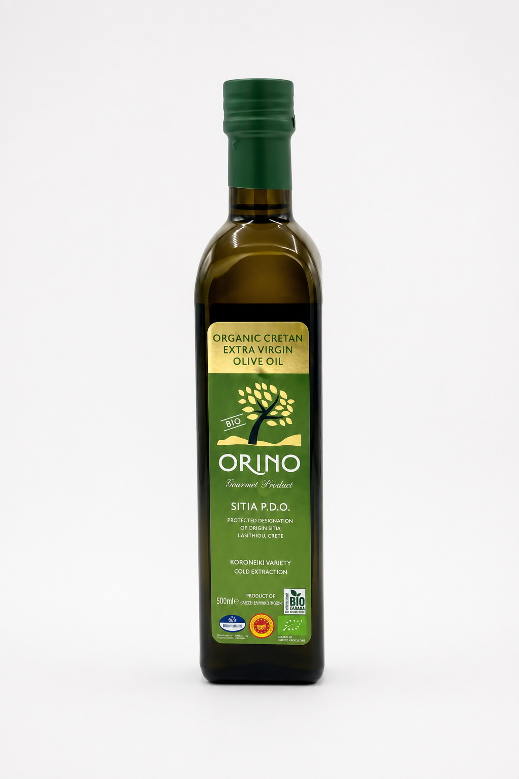 Huile d’olive extra vierge Bio de Crète 500 ml - Orino