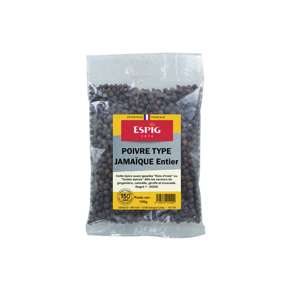 Poivre type Jamaique entier 100 g - Espig