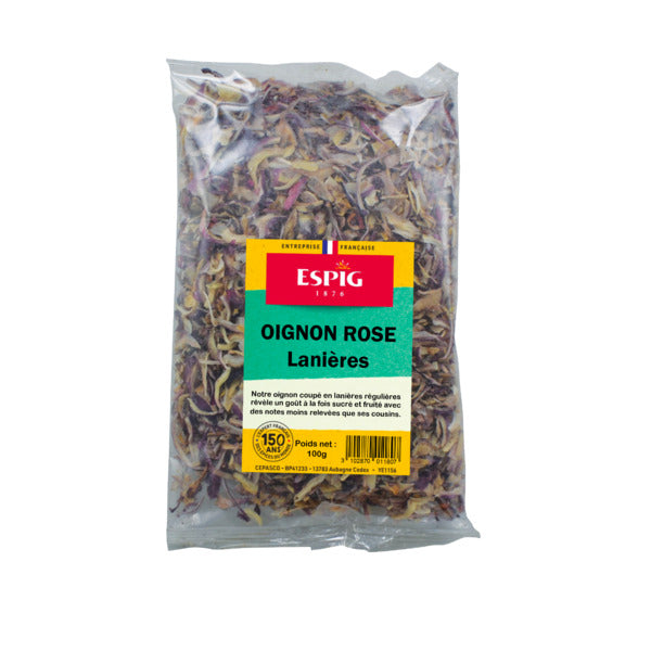 Oignon rose lanières 100 g - Espig