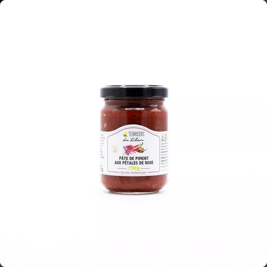 Pâte de Piment aux Pétales de Rose 150g - Epicerie Barakka