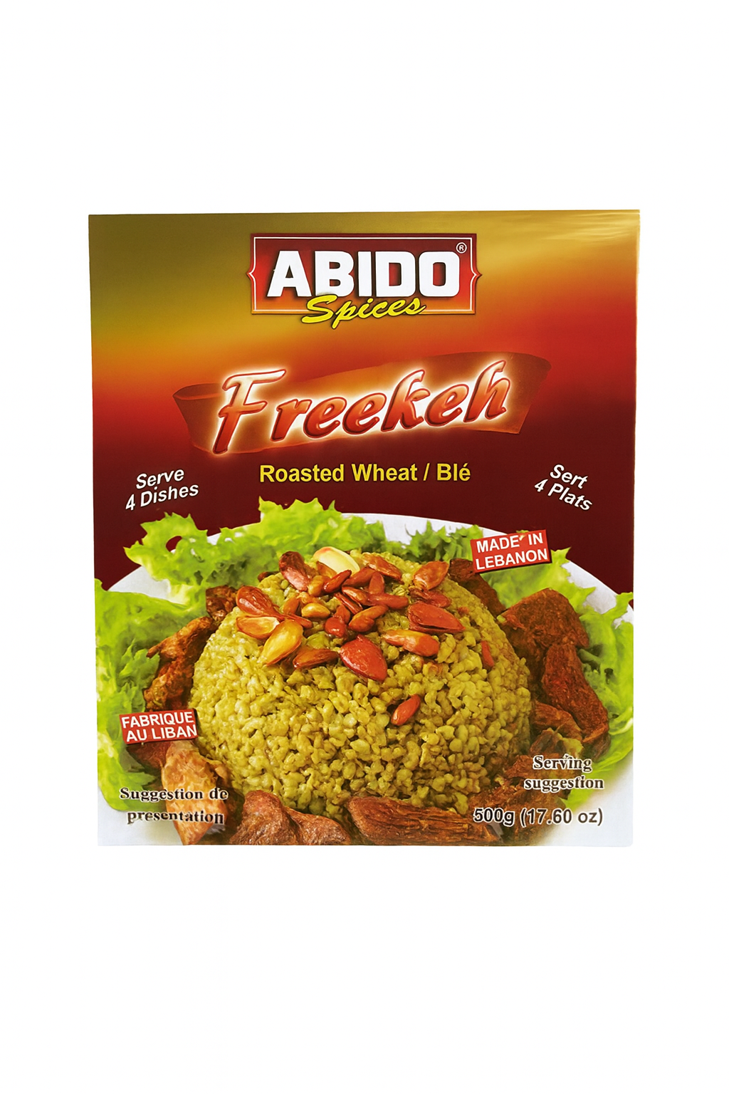 Freekeh Blé vert grillé du Liban 500g - Abido - Epicerie Barakka