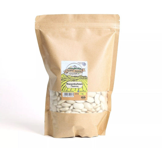 Haricots géants de Grèce Gigantes 1 kg de Kastoria - Epicerie Barakka