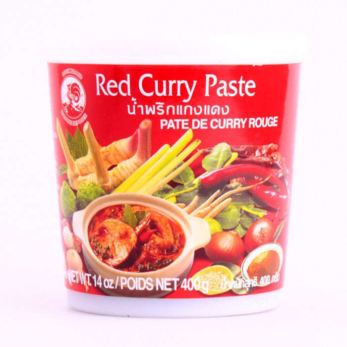 Pâte de Curry Rouge Cock 400g - Epicerie Barakka