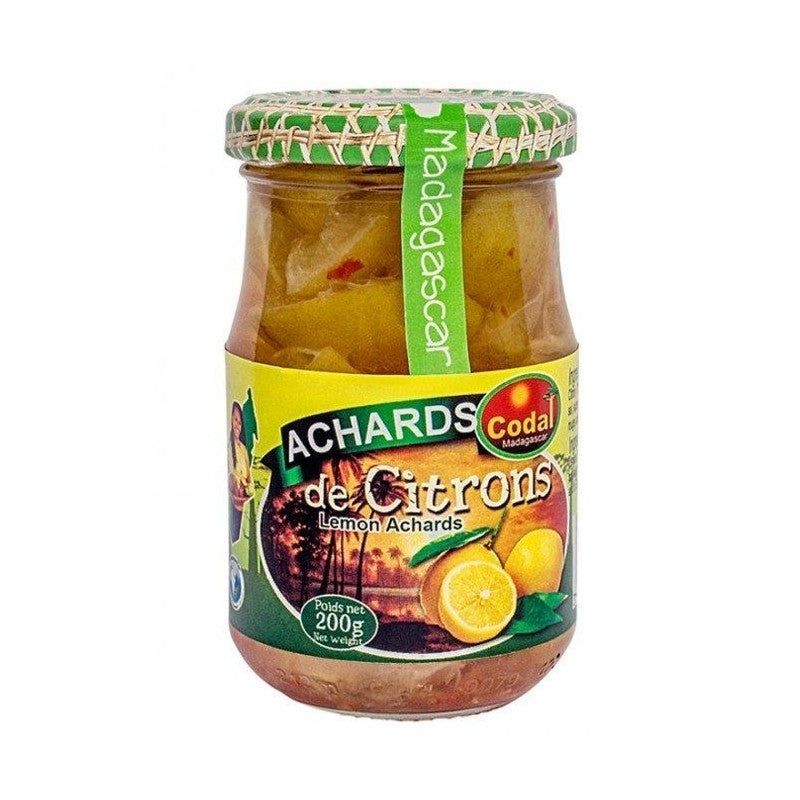 Achards de Citrons 200g – Codal Madagascar - Epicerie Barakka