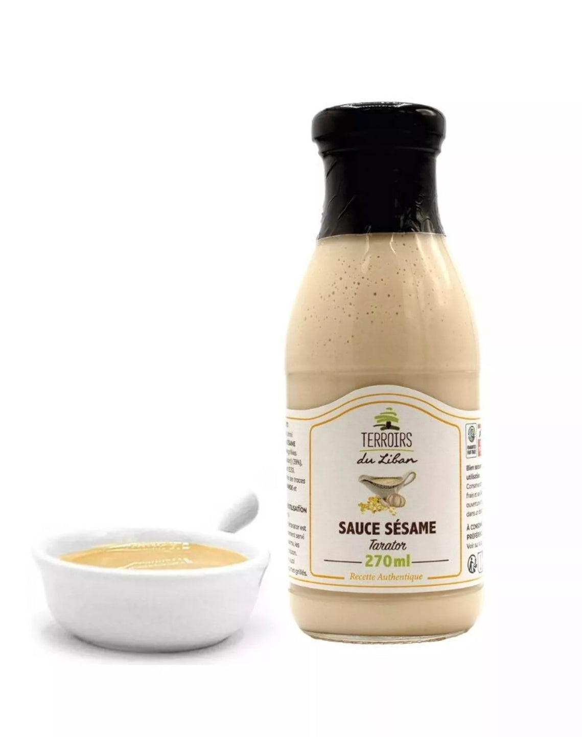 Sauce Tarator 270 ml Artisanale et Naturelle Terroir Du Liban - Epicerie Barakka