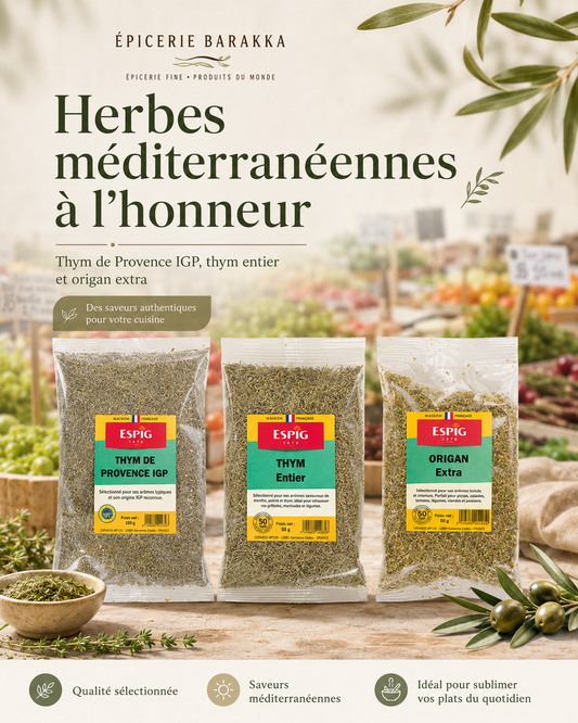 La montée en popularité des herbes méditerranéennes sur les marchés locaux.