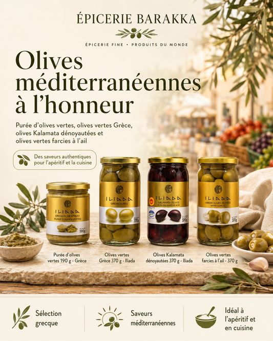 Explorez les saveurs incomparables des olives méditerranéennes