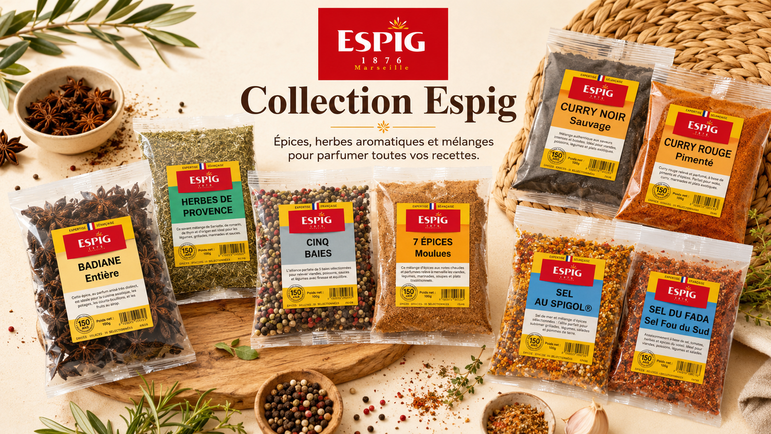 Espig, maison française d’épices depuis 1876