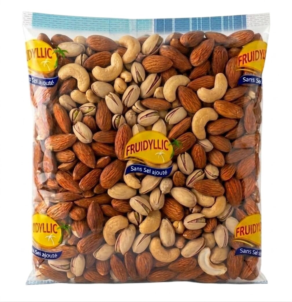 Mélange Grillé Sans Sel 400g - Fruidyllic - Epicerie Barakka