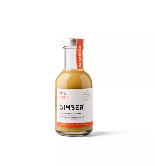 GIMBER N°2 Brut – Concentré de Gingembre Bio 200ml