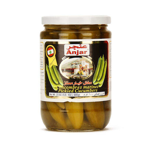 Concombres marinés 600 g – Anjar - Epicerie Barakka