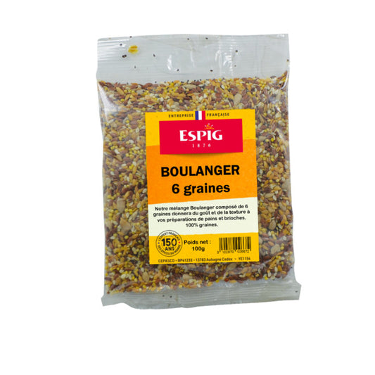 Boulanger 6 graines 100g - Espig