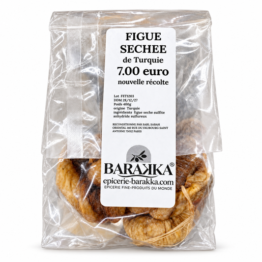 Figue Séchée Bağlama Turquie 400 g - Épicerie Barakka - Epicerie Barakka