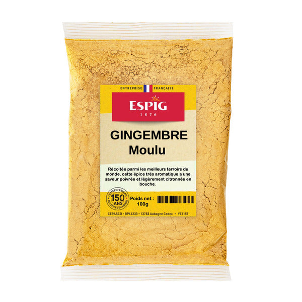 Gingembre moulu 100g - Epicerie Barakka