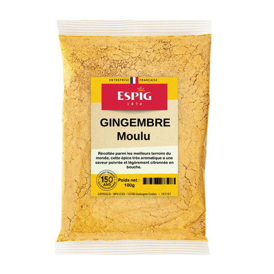 Gingembre moulu 100g - Epicerie Barakka
