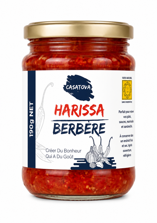 Harissa Berbère 190g - Casatova