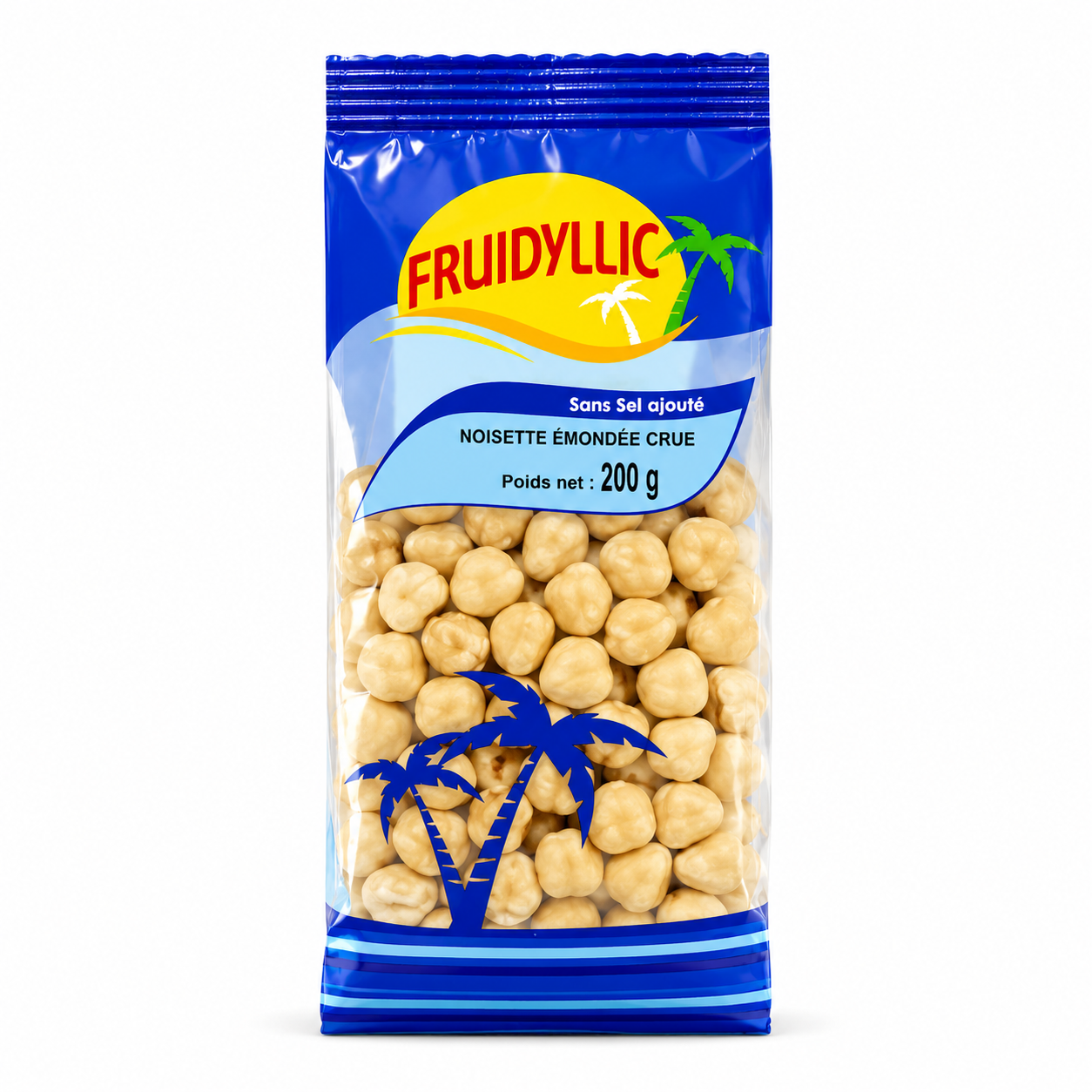 Noisettes émondées crues 200g - Fruidyllic - Epicerie Barakka
