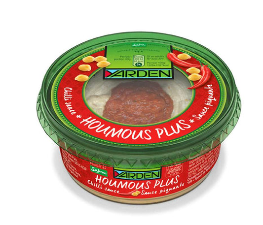Houmous plus sauce pimentée 250 g - Yarden
