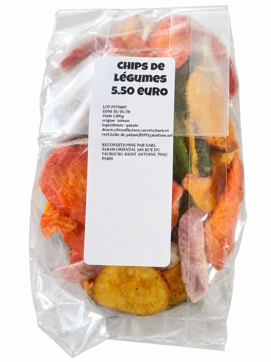 Chips de légumes - 300g - Epicerie Barakka