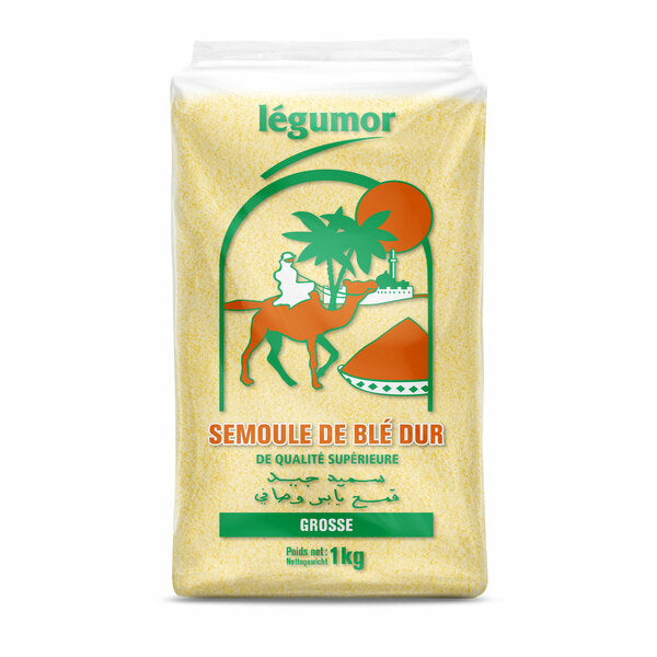 Semoule de blé dur grosse  - 1 kg Legumor - Epicerie Barakka