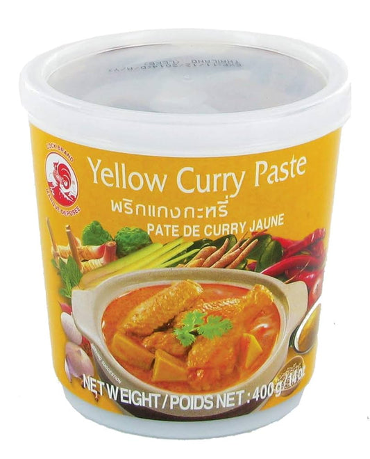 Pâte de Curry Jaune Cock 400g