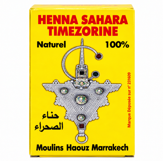 Henné Sahara Timezorine 100 % Naturel – Moulins Haouz - Epicerie Barakka