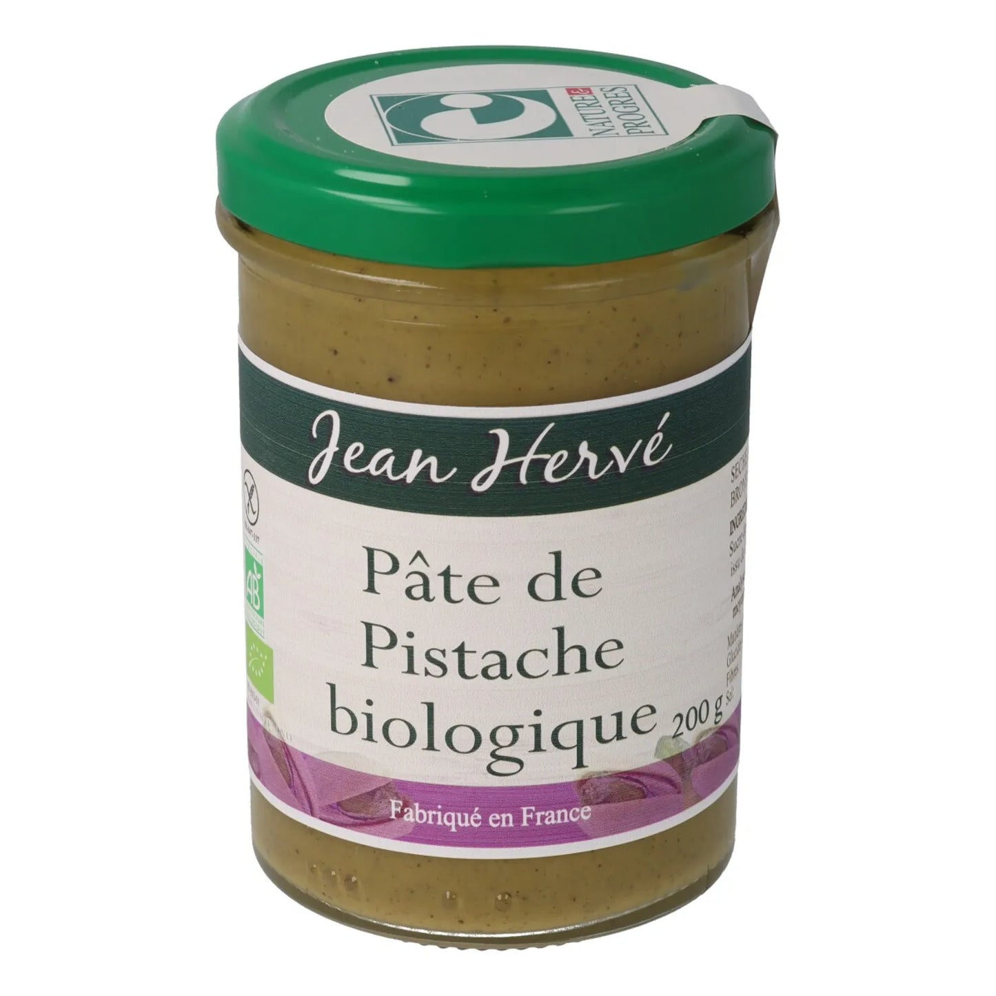 Pâte de pistache bio 180 g - Jean Hervé