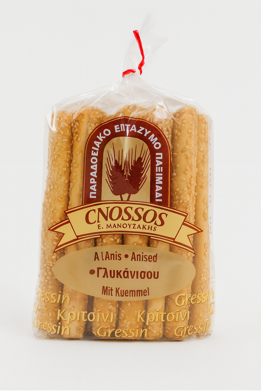 Gressins Grecs à l’Anis 250g – Cnossos
