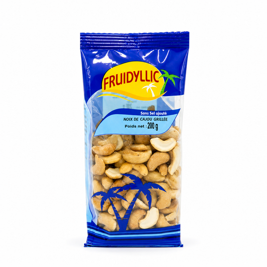 Noix de cajou grillée sans sel 200g - Fruidyllic - Epicerie Barakka