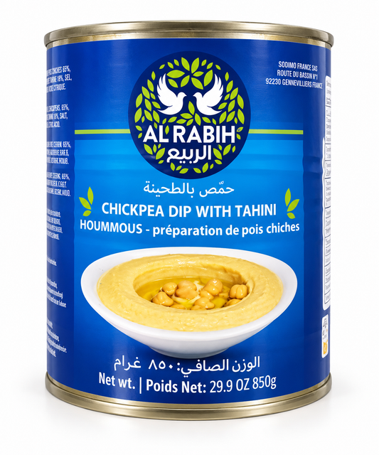 Houmous Tahina 850 g – Al Rabih - Epicerie Barakka