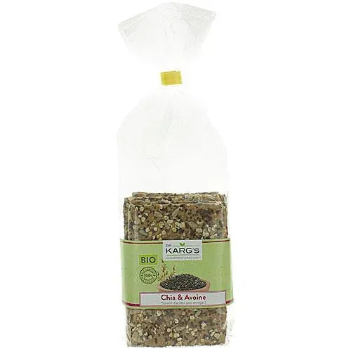Crackers chia & avoine bio 200 g - Dr Karg’s
