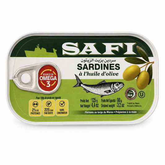 Sardines À L’Huile D’Olive 125g - SAFI