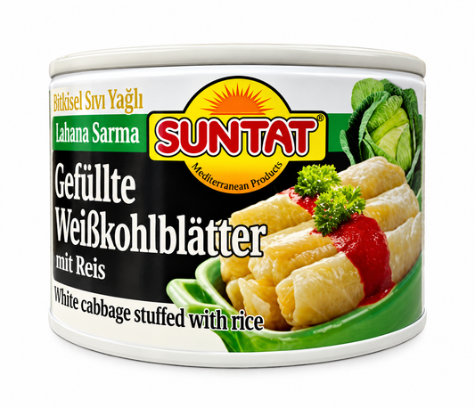 Feuilles de chou farcies au riz 425 g - Suntat