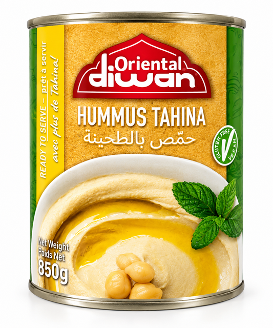 Houmous Tahina 850 g – Diwan Oriental - Epicerie Barakka