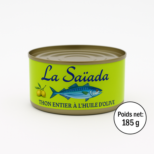 Thon Entier à l’huile d’olive 185g