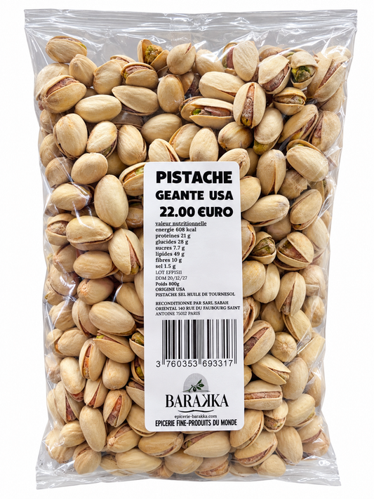 Pistache Géante Grillée Salée 800g - USA - Epicerie Barakka
