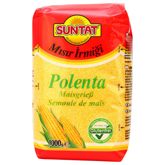 Polenta – Semoule de maïs 1 kg – Suntat