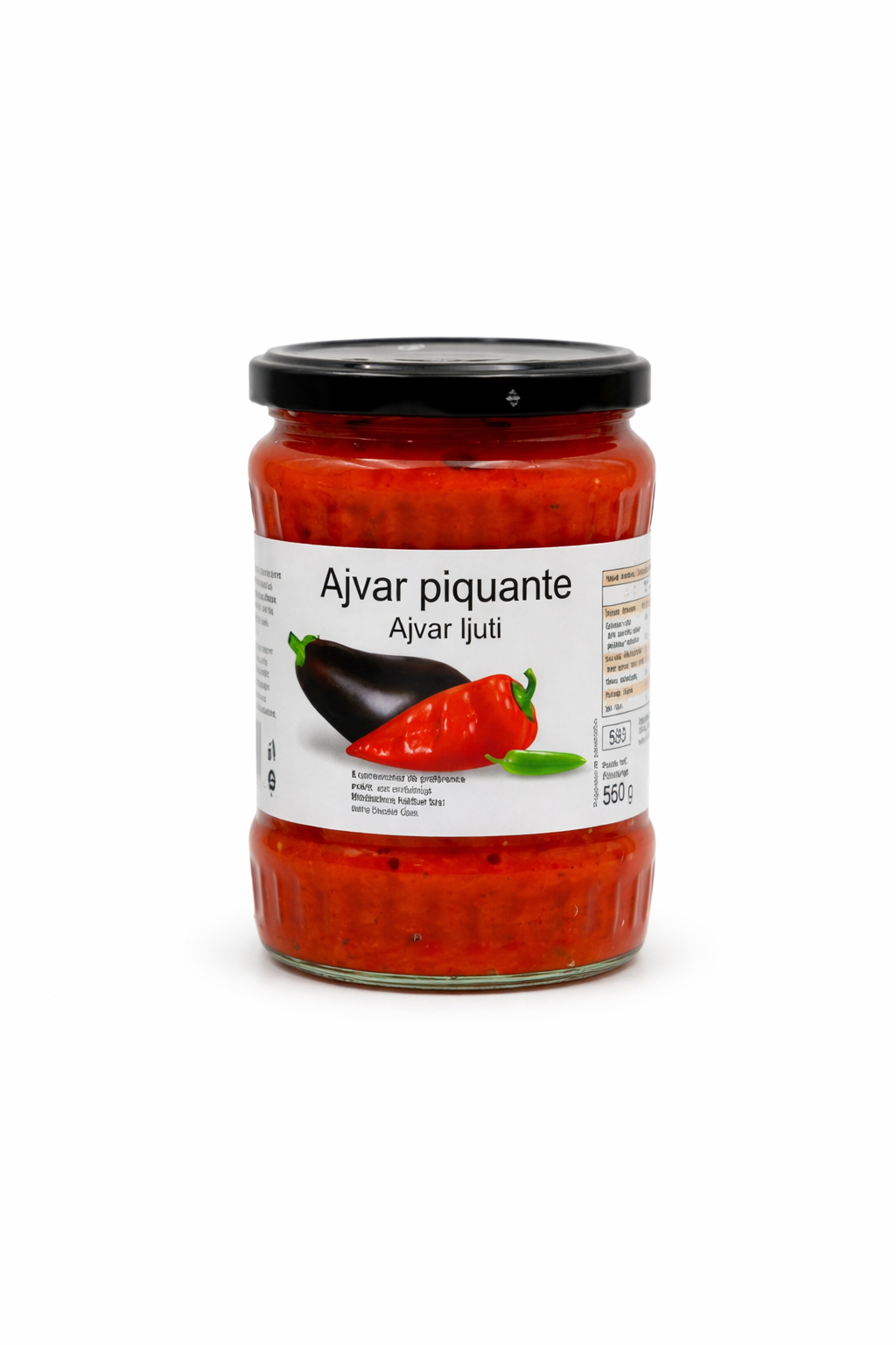 Ajvar Piquant 580g - SFB - Epicerie Barakka