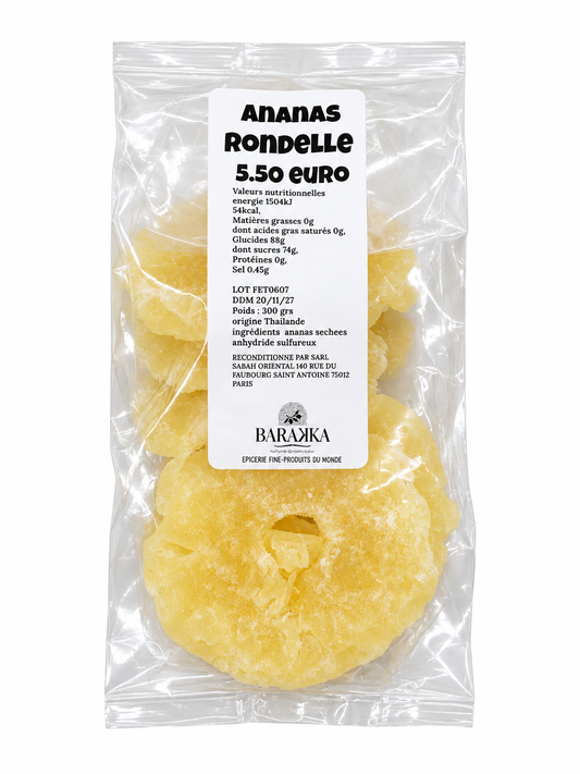 Ananas en rondelles 300 g – Épicerie Barakka