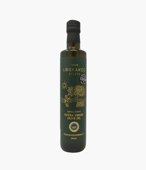 Huile d’olive vierge extra 500ml - Loukakos - Epicerie Barakka