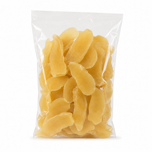 Gingembre confit en lamelles non cristallisées – 300g